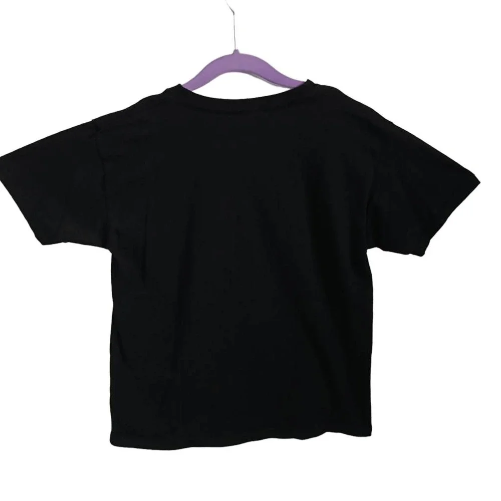 Gildan Kids S Short Sleeve Moana Graphic Tee Black & Blue Moon Nightscape Cotton